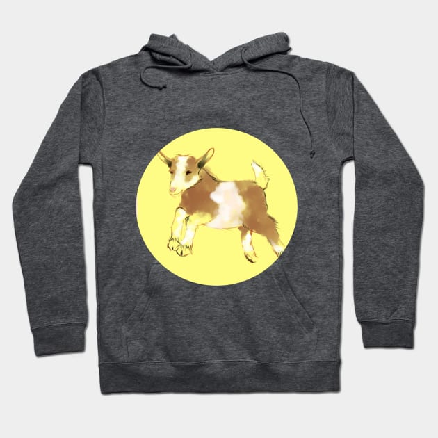 Goat Sketch Hoodie by Demonic cute cat